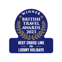 Winner British Travel Awards 2023 Best Cruise Line for Luxury Holidays